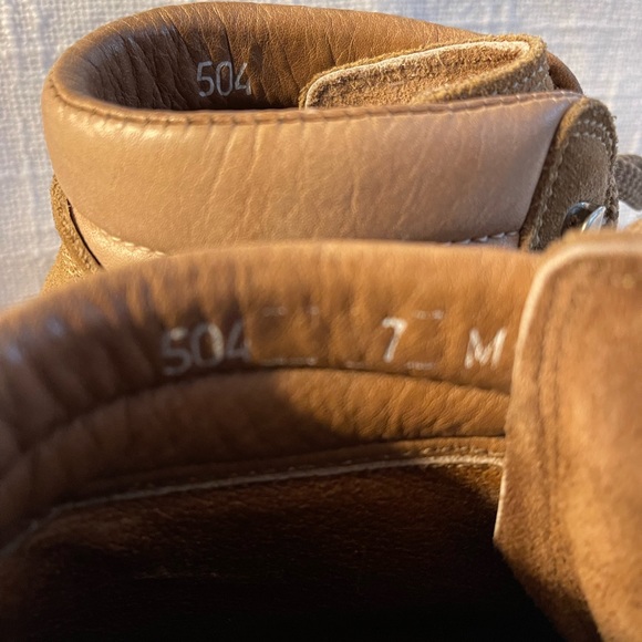 Vintage Fabiano Suede and Canvas Walking Boots Size 7 M - Picture 6 of 7